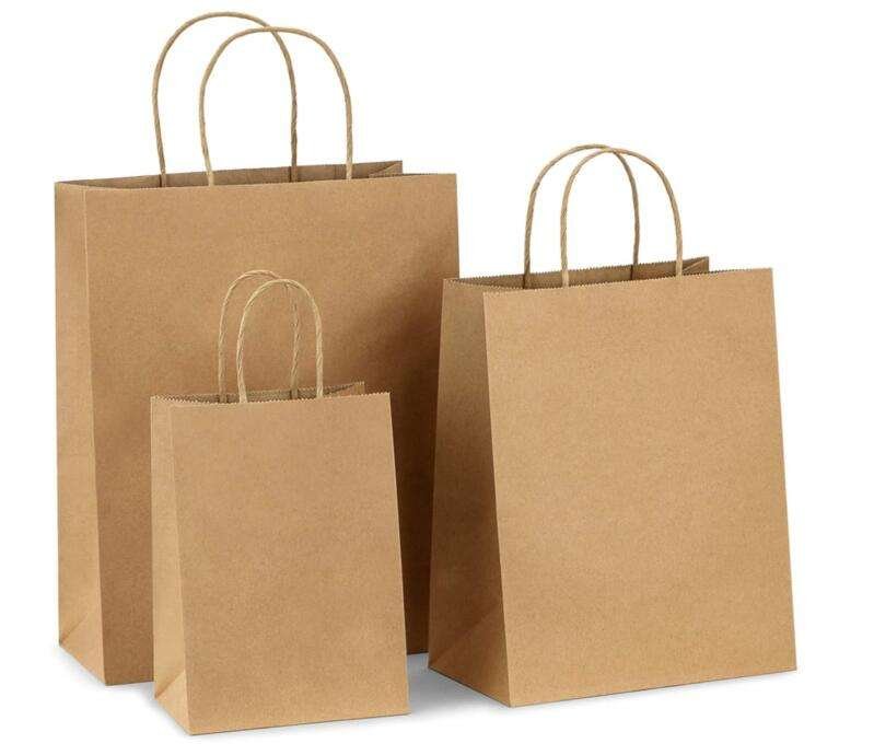 Packs Paper Bags with Handles